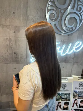 ロング カラー ✨韓国艶髪✨ケア ブリーチ🫧アキラのヘアスタイル