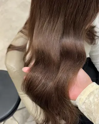 ロング カラー ヘアアレンジ 韓国/透明感カラー/ ももかのヘアスタイル