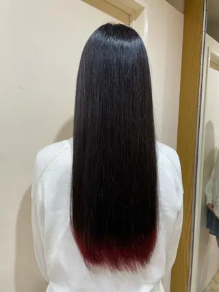 ロング カラー ショートボブカット /堀内波玲のヘアスタイル