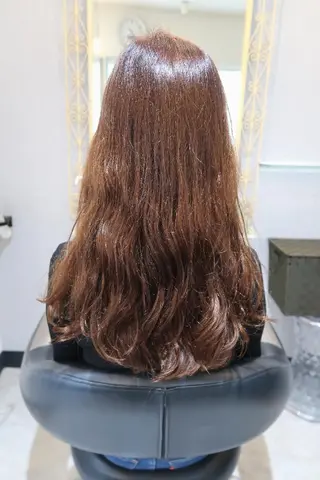 ロング パーマ カラー tenny調布 いしまつのヘアスタイル