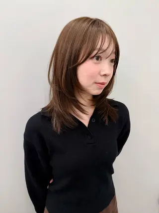 ミディアム カラー hana ROCCO3rdのヘアスタイル