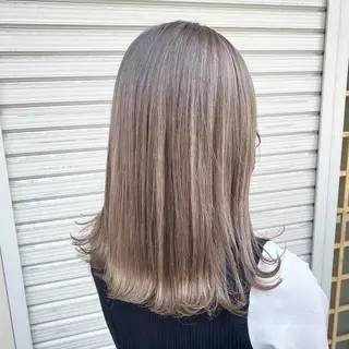 セミロング カラー 枚方 tomee 🦋南部 しほ🦋のヘアスタイル