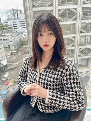 セミロング カラー ヘアアレンジ 【代表】 たき〜のヘアスタイル