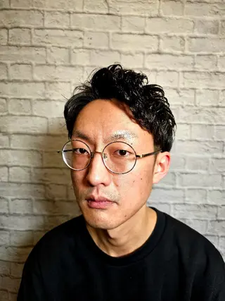 ショート メンズ パーマ 💈メンズカット 💈鈴木将希のヘアスタイル