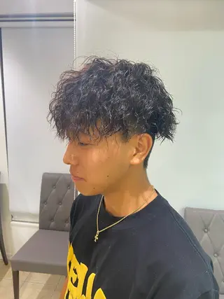 パーマ メンズ ハードパーマ Rico💜のヘアスタイル