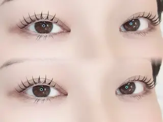 マツエク・マツパ 束感まつパ/ワンホン 𝐑𝐈𝐊𝐎🎀のマツエク・マツパデザイン