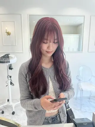 ロング ParveMix /石田 佳澄🩶のヘアスタイル