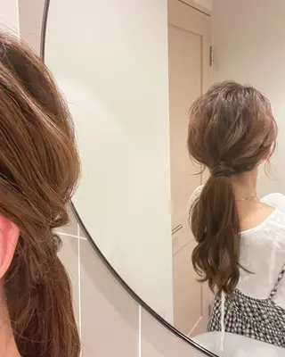 ロング FILMS熊取谷 花のヘアスタイル