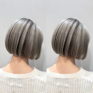 ショート カラー Livnaリヴナ立川所属・レイヤー/ハイライト /立川/赤池宏隆のヘアスタイル