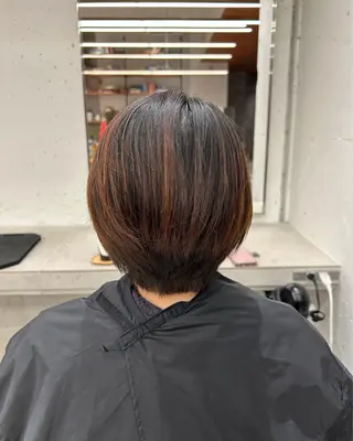 ミディアム 高林 史弥のヘアスタイル