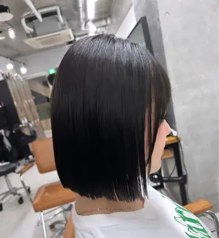 ショート カズキ🌼曲がる 縮毛矯正のヘアスタイル