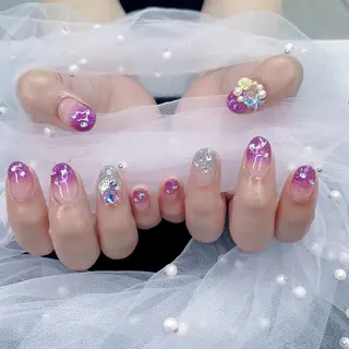 ネイル パーツ全部¥110 サロンミミのネイルデザイン