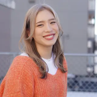 ミディアム カラー 池田識之 髪質改善のヘアスタイル