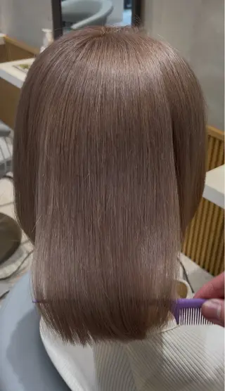 カラー 🌟透明感カラー× 小顔カット いっせいのヘアスタイル