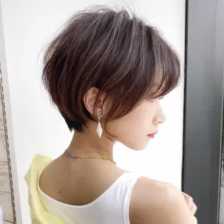 ショート ショート/レイヤー カット/服部タカノリのヘアスタイル