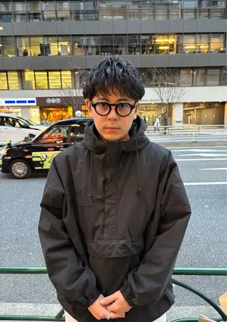 ショート パーマ メンズ 💈メンズ短髪特化 ✂︎伊藤大輝💈のヘアスタイル