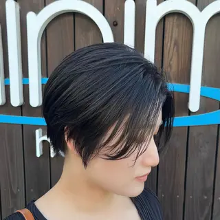 ショート SHUN/韓国/ レイヤー/透明感🖤のヘアスタイル
