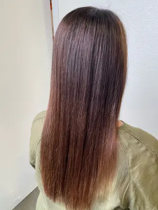 カラー 上島 彩のヘアスタイル