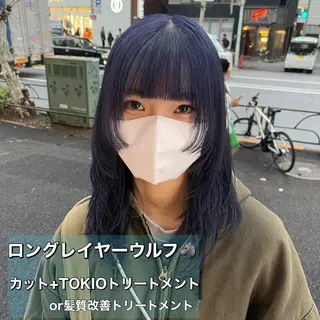 ロング カラー ボブカットモデル 募集中　ukaのヘアスタイル