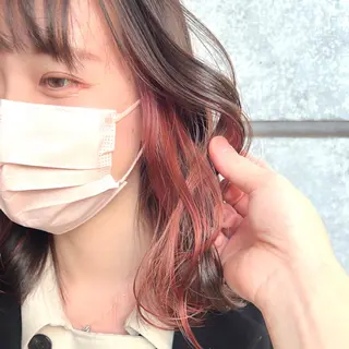 ショート カラー 癖毛救済✂️ボブ /髪質改善ストレートのヘアスタイル