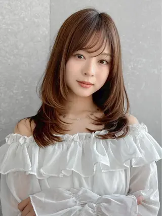 セミロング 久米 春輝のヘアスタイル