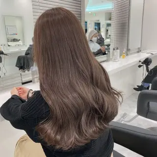 ロング カラー ヘアアレンジ 🫧モテる💗ダメー ジレスハイトーン🫧のヘアスタイル