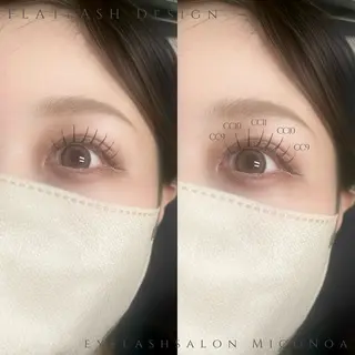 マツエク・マツパ MicoNoa Asamiのマツエク・マツパデザイン