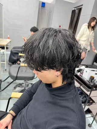 パーマ メンズ メンズパーマ特化 ふうきのヘアスタイル