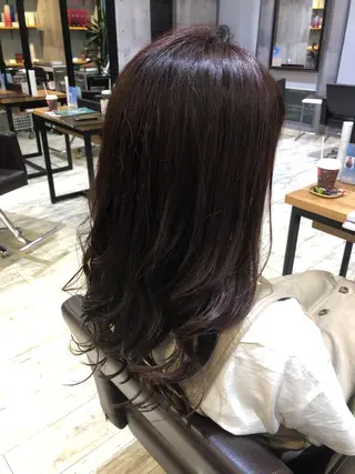 ロング カラー パーマ ヘアアレンジ メンズ キッズ ネイル マツエク・マツパ EnBlesS西宮 マンツーマン神道有基のヘアスタイル