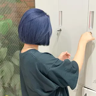 ショート カラー 表参道/ハイライト バレイヤージュのヘアスタイル