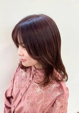 ミディアム デジタルパーマ🫧 韓国風ヘア🫧サクラのヘアスタイル