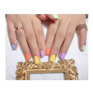ショート ネイル 👑enen style👑のネイルデザイン
