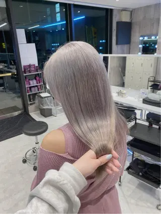 ミディアム 🤍ムラ修正ブリーチ 🤍原宿/YUUのヘアスタイル