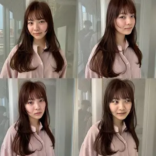 ロング ボブ・レイヤーカット 吉敷航一のヘアスタイル