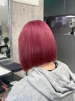 セミロング カラー パーマ ヘアアレンジ メンズ キッズ レイヤー×ハイトーン / mihana🪐のヘアスタイル