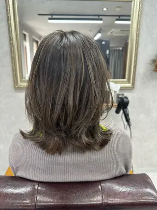 ミディアム カラー Lien 深井店のヘアスタイル