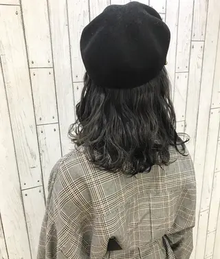 ミディアム カラー 🟦メンズパーマ🟦 横浜駅｜小上馬淳司のヘアスタイル