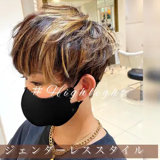 ショート カラー 似合う髪型が 分からない方へのヘアスタイル