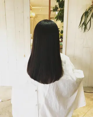 ロング 長尾 桃佳のヘアスタイル