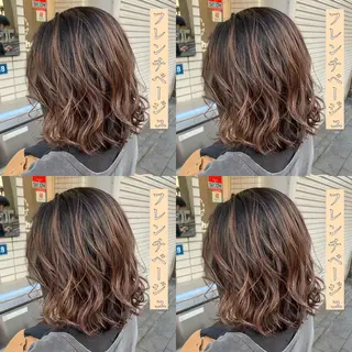 ミディアム ✨縮毛矯正✖︎顔周り レイヤー✨ナカムラのヘアスタイル