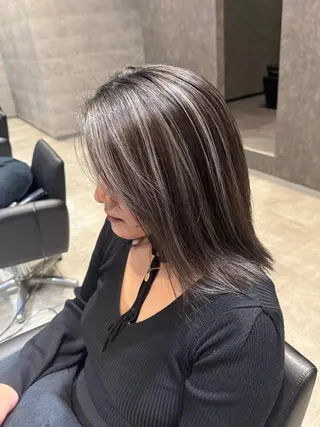 セミロング _WHITE /藤田唯生のヘアスタイル