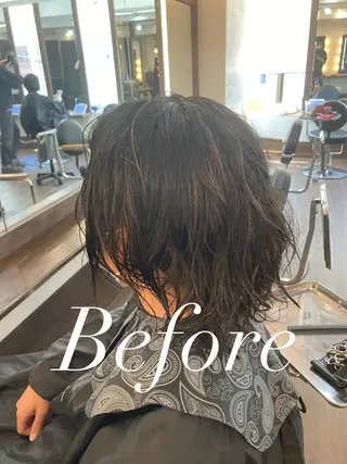 パーマ メンズ メンズサロン アソビ元町のヘアスタイル