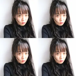 ロング パーマ 艶髪・酸性ストレート フリツのヘアスタイル