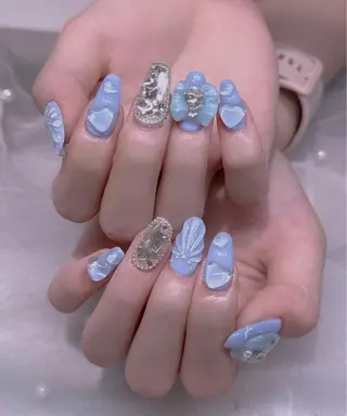 ネイル 長さだし専門店 M2　rikaのネイルデザイン