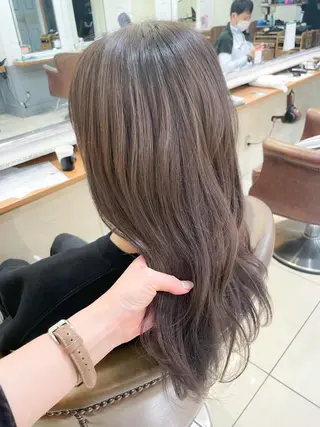 セミロング カラー ✨カラー支持No.1 🧸ワキ カナコ🧸のヘアスタイル