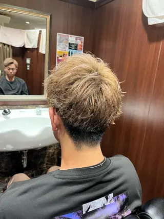 ショート メンズ 工藤 千織のヘアスタイル