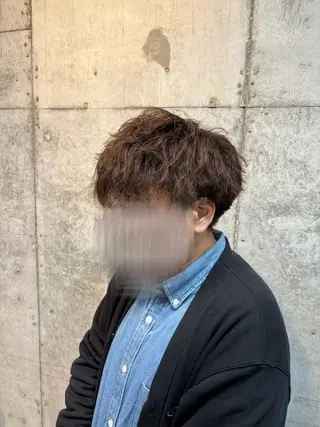 ショート パーマ 吉田 光希のヘアスタイル