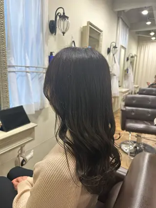 ロング カラー 久田 知奈梨のヘアスタイル