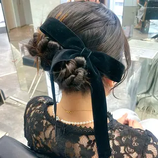 セミロング ヘアアレンジ Eir SEIKAのヘアスタイル