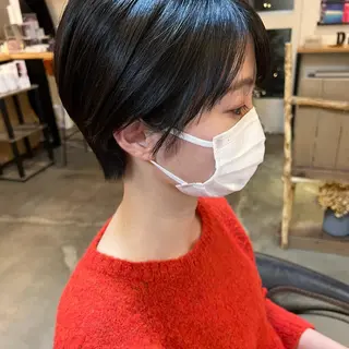 ショート kaN./ボブ /髪質改善ストレートのヘアスタイル